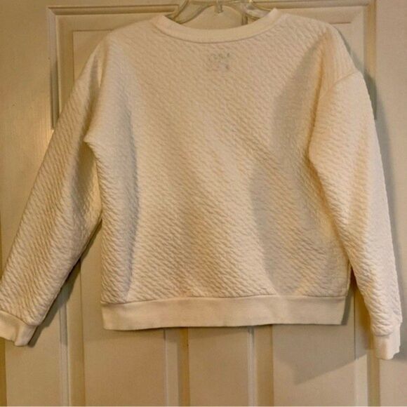 Marc New York Performance Quilted Graphic Sweatshirt Size Medium Graphic Merci - Picture 2 of 9